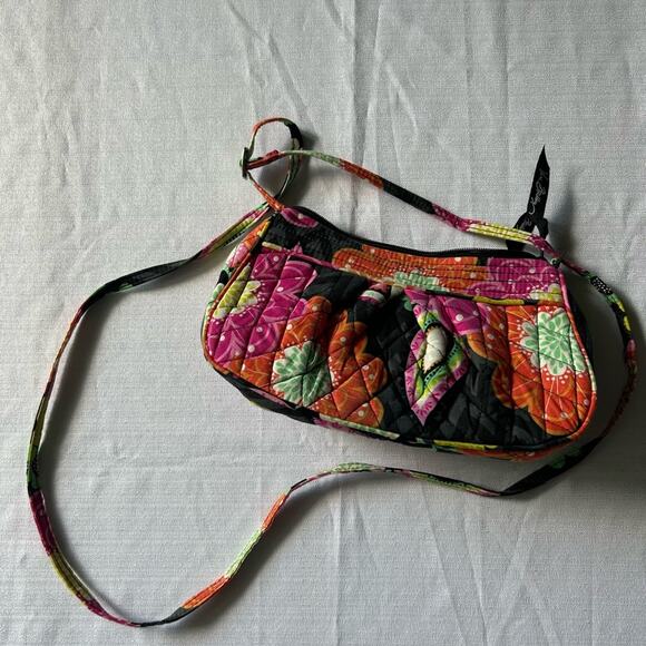 Vera Bradley Floral Frannie Cross Body Small Purse - Picture 1 of 5